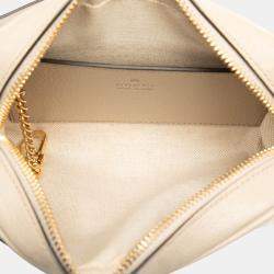 Pre Owned Gucci Brown Mini GG Supreme Web Ophidia Crossbody
