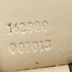 Pre Owned Gucci Cream Guccissima Leather Pelham Bag
