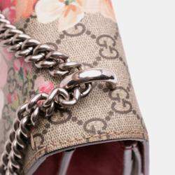 Pre Owned Gucci Medium GG Supreme Blooms Dionysus Shoulder Bag