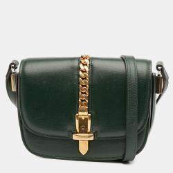 Pre Owned Gucci Mini Leather Sylvie 1969 Crossbody