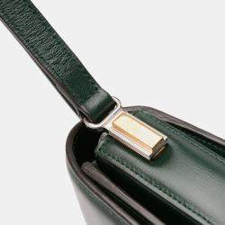 Pre Owned Gucci Mini Leather Sylvie 1969 Crossbody
