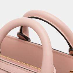 Pre Owned Gucci Pink Mini GG Matelasse Leather Top Handle Bag
