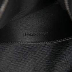 Pre Owned Gucci Black Small GG Denim Ophidia Dome Crossbody