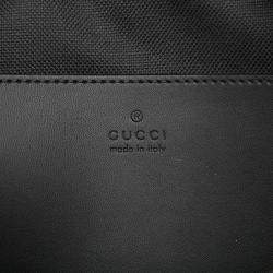 Pre Owned Gucci Black Small GG Denim Ophidia Dome Crossbody