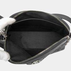 Pre Owned Gucci Black Small GG Denim Ophidia Dome Crossbody