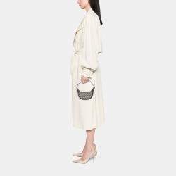 Pre Owned Gucci Brown Mini GG Supreme Web Ophidia Shoulder Bag