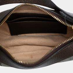Pre Owned Gucci Brown Mini GG Supreme Web Ophidia Shoulder Bag