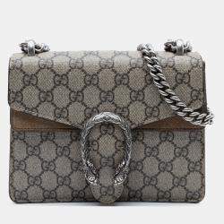 Pre Owned Gucci Small GG Supreme Dionysus Crossbody