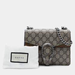 Pre Owned Gucci Small GG Supreme Dionysus Crossbody