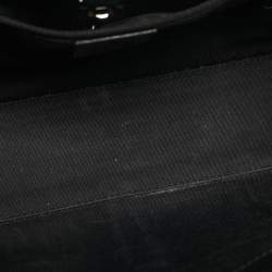 Pre Owned Gucci Black GG Canvas and Leather Jackie Bardot Bag