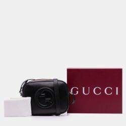 Pre Owned Gucci Black Small Leather Blondie Crossbody