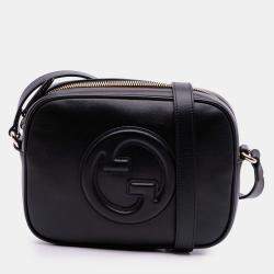 Pre Owned Gucci Black Small Leather Blondie Crossbody