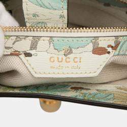 Pre Owned Gucci Blue Small Calfskin Tiger Jackie 1961 Crossbody
