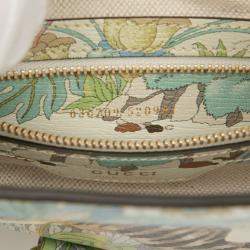 Pre Owned Gucci Blue Small Calfskin Tiger Jackie 1961 Crossbody