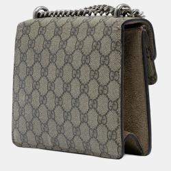 Pre Owned Gucci Brown Small GG Supreme Dionysus Crossbody