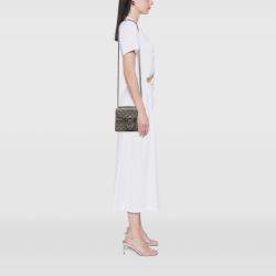 Pre Owned Gucci Brown Small GG Supreme Dionysus Crossbody