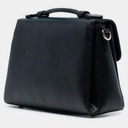 Pre Owned Gucci Black Small Dollar Calf Interlocking G Satchel