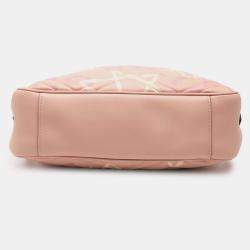Pre Owned Gucci Pink GG Marmont Matelasse Leather Gucci Ghost Crossbody