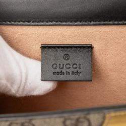 Pre Owned Gucci Beige Brown GG Supreme Osiride Crossbody