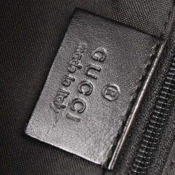 Pre Owned Gucci Black GG Jackie Handbag