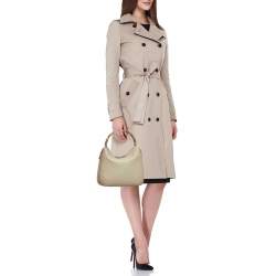 Pre Owned Gucci Beige Ombre Leather Small Diana Bucket Bag