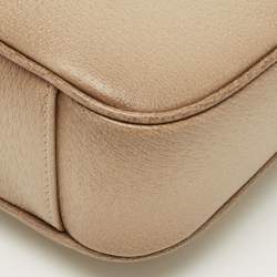 Pre Owned Gucci Beige Ombre Leather Small Diana Bucket Bag