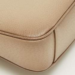 Pre Owned Gucci Beige Ombre Leather Small Diana Bucket Bag