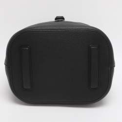 Pre Owned Gucci Black Leather Jackie Bucket bag