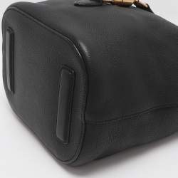 Pre Owned Gucci Black Leather Jackie Bucket bag