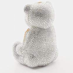 Pre Owned حقيبة كتف غوتشي GG تيدي بير سواروفسكي متعددة الألوان شفافة