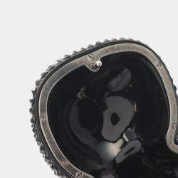 Pre Owned حقيبة كتف غوتشي دبدوب جي جي سواروفسكي أسود متعدد الألوان