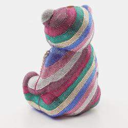 مملوكة مسبقًا Gucci GG Teddy Bear Swarovski Multicolor Shoulder Bag