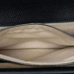 Pre Owned Gucci Black Medium Calfskin Dionysus Shoulder Bag