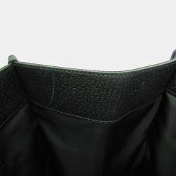 Pre Owned Gucci Off The Grid GG Nylon Canvas Leather Shoulder Bag Black