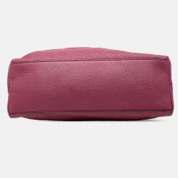 Pre Owned Gucci Pink Medium Leather Soho Chain Tote