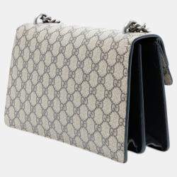 Pre Owned Gucci Beige Medium GG Supreme Dionysus Shoulder Bag