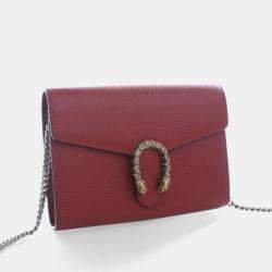 Pre Owned Gucci Calfskin Dionysus Wallet On Chain