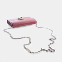 Pre Owned Gucci Calfskin Dionysus Wallet On Chain
