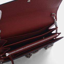 Pre Owned Gucci Calfskin Dionysus Wallet On Chain
