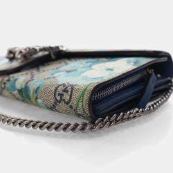 Pre Owned Gucci GG Blooms Dionysus Wallet With Chain