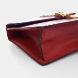 Pre Owned Gucci Small Leather Sylvie Shoulder Bag