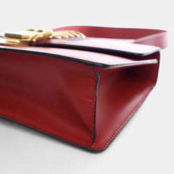 Pre Owned Gucci Small Leather Sylvie Shoulder Bag
