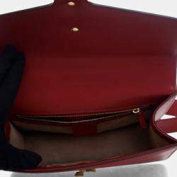 Pre Owned Gucci Small Leather Sylvie Shoulder Bag