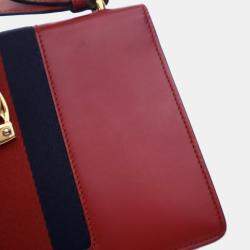 Pre Owned Gucci Small Leather Sylvie Shoulder Bag