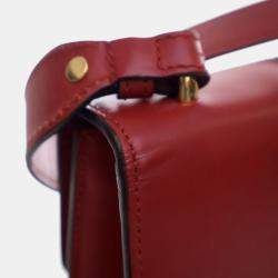 Pre Owned Gucci Small Leather Sylvie Shoulder Bag