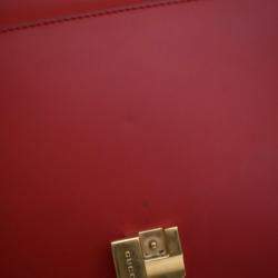 Pre Owned Gucci Small Leather Sylvie Shoulder Bag