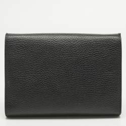 Pre Owned Gucci Black Leather Dionysus Wallet on Chain