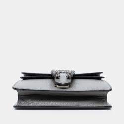 Pre Owned Gucci Grey Small Leather Dionysus Crossbody