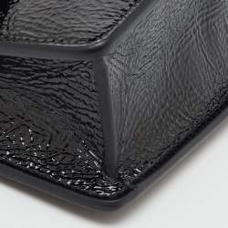 Pre Owned Gucci Black Patent Leather Mini Dionysus Shoulder Bag