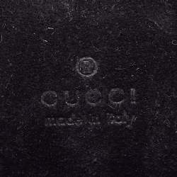 Pre Owned Gucci Black Patent Leather Mini Dionysus Shoulder Bag